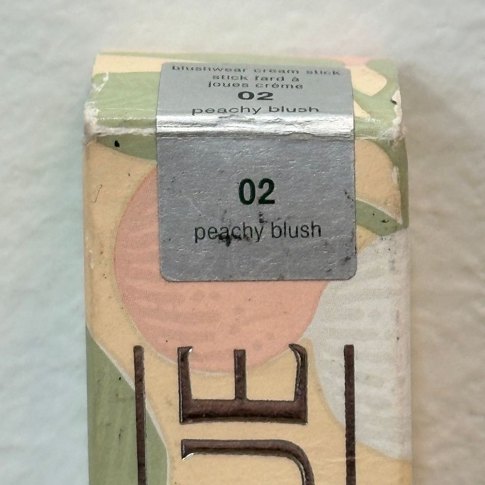 Clinique Blushwear Cream Stick .21oz Peachy Blush Discontinued Makeup NIB - Picture 2 of 5